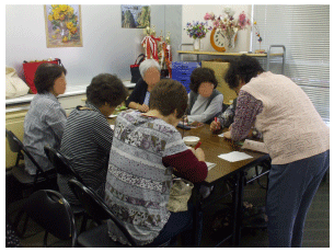 健康会「つながりサロン」の様子
