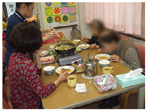 健康会「デイサービス」12月の様子