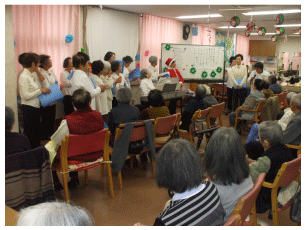 健康会「デイサービス」12月の様子
