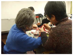 健康会「つながりサロン」1月の様子