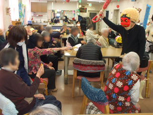 健康会「デイサービス」2月の様子