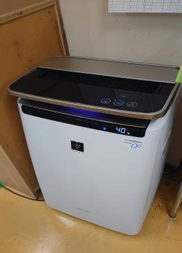 通所及び訪問介護事務室での空気清浄機
